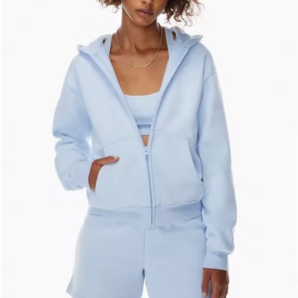 Aritzia Cozy Fleece Perfect Zip Up Hoodie